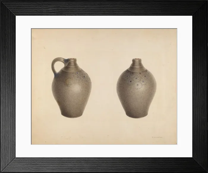 Framed Print : Jug, c. 1937. Creator: Nicholas Amantea Framed Print : Jug, c. 1937. Creator: Nicholas Amantea