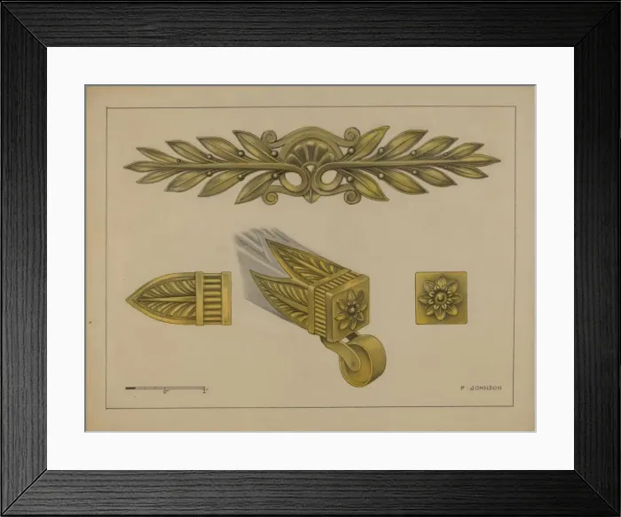 Framed Print : Mount and Cup Caster, c. 1936. Creator: Philip Johnson Framed Print : Mount and Cup Caster, c. 1936. Creator: Philip Johnson