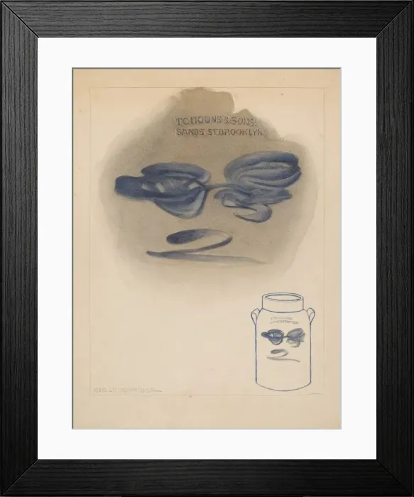 Framed Print : Jar, c. 1937. Creator: George Loughridge Framed Print : Jar, c. 1937. Creator: George Loughridge