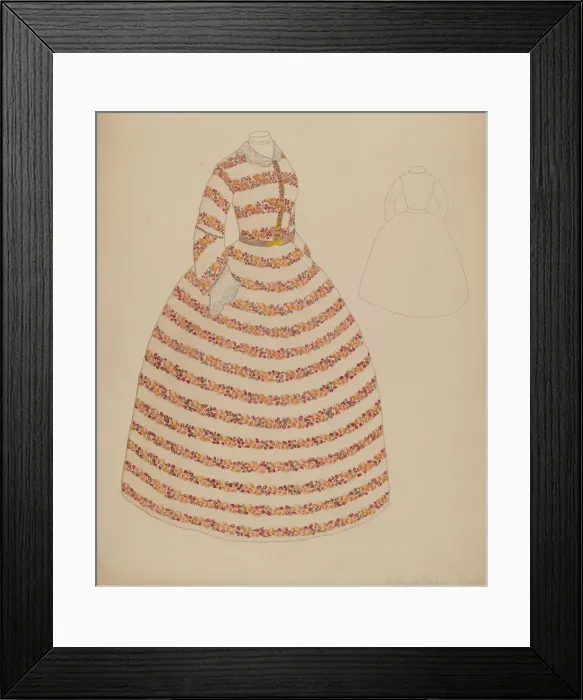 Framed Print : Dress, c. 1937. Creator: Frederick Jackson Framed Print : Dress, c. 1937. Creator: Frederick Jackson