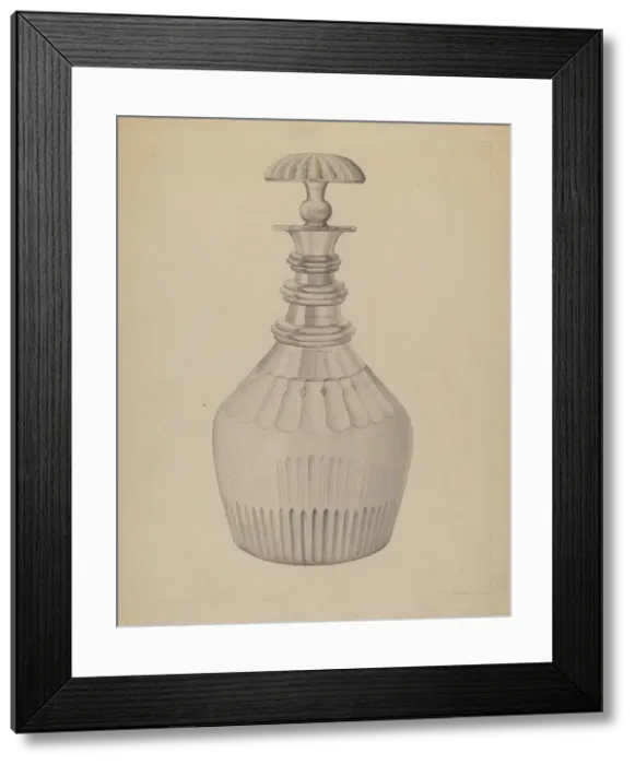 Framed Print : Carafe, c. 1936. Creator: Samuel O. Klein Framed Print : Carafe, c. 1936. Creator: Samuel O. Klein