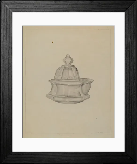 Framed Print : Ink Well, c. 1936. Creator: Samuel O. Klein Framed Print : Ink Well, c. 1936. Creator: Samuel O. Klein