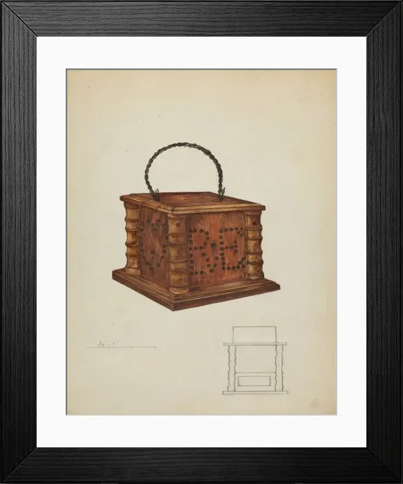 Framed Print : Foot Warmer, c. 1937. Creator: Edith Miller Framed Print : Foot Warmer, c. 1937. Creator: Edith Miller