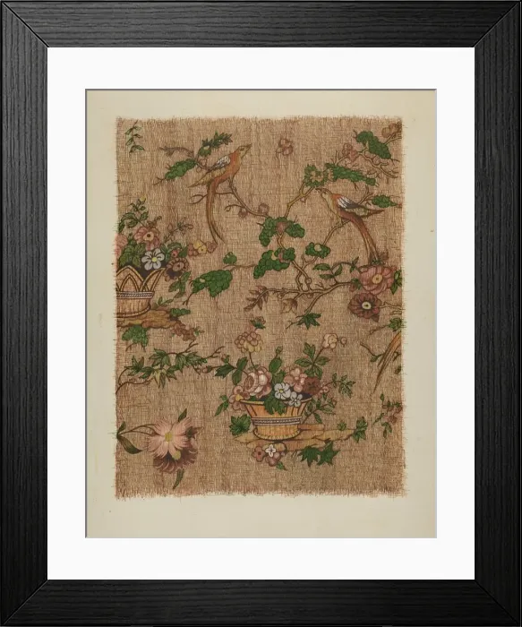 Framed Print : Glazed Chintz, c. 1937. Creator: Grace Halpin Framed Print : Glazed Chintz, c. 1937. Creator: Grace Halpin
