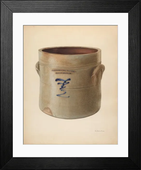 Framed Print : Crock, c. 1938. Creator: Nicholas Amantea Framed Print : Crock, c. 1938. Creator: Nicholas Amantea