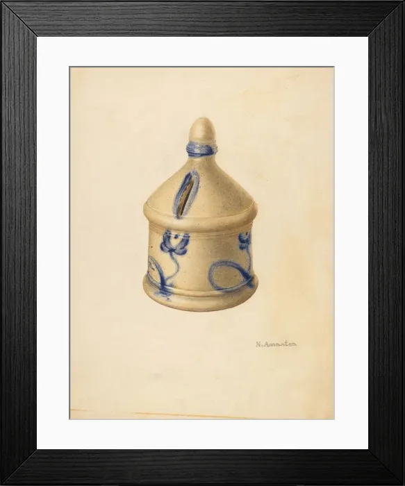 Framed Print : Money Bank, c. 1938. Creator: Nicholas Amantea Framed Print : Money Bank, c. 1938. Creator: Nicholas Amantea