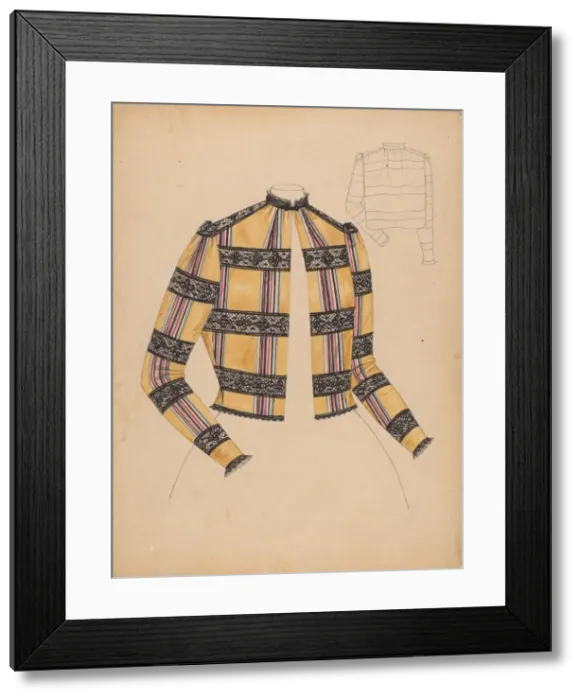 Framed Print : Jacket, c. 1937. Creator: Dorothy Gernon Framed Print : Jacket, c. 1937. Creator: Dorothy Gernon