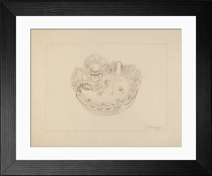 Framed Print : Candle Holder, c. 1937. Creator: Thomas Holloway Framed Print : Candle Holder, c. 1937. Creator: Thomas Holloway