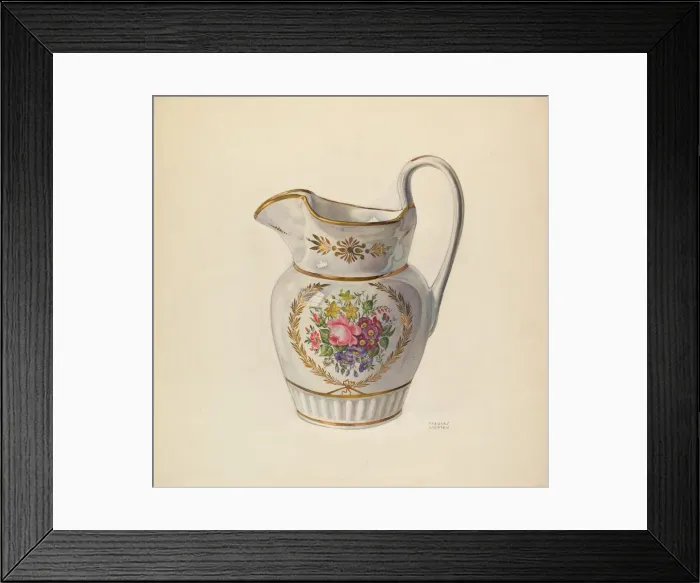Framed Print : Pitcher, c. 1936. Creator: Frances Lichten Framed Print : Pitcher, c. 1936. Creator: Frances Lichten