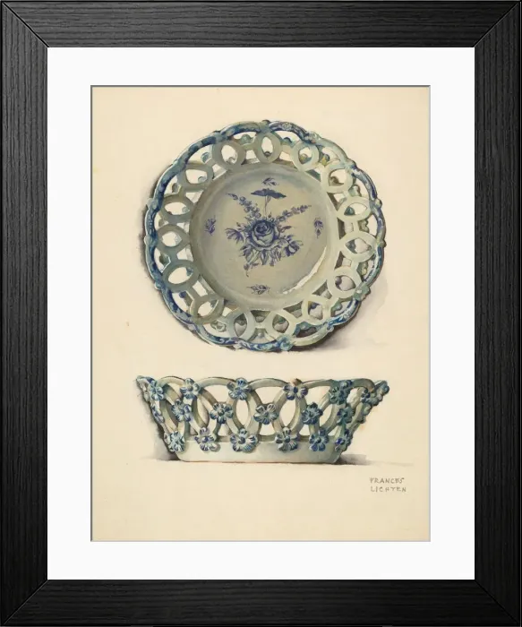 Framed Print : Fruit Basket, c. 1936. Creator: Frances Lichten Framed Print : Fruit Basket, c. 1936. Creator: Frances Lichten