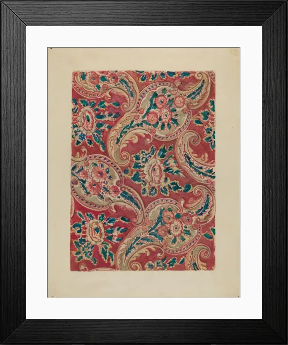 Framed Print : Chintz, c. 1936. Creator: George Loughridge Framed Print : Chintz, c. 1936. Creator: George Loughridge