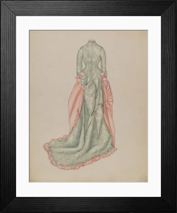 Framed Print : Dress, c. 1936. Creator: Marie Mitchell Framed Print : Dress, c. 1936. Creator: Marie Mitchell
