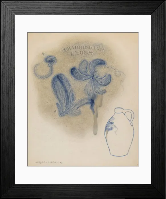 Framed Print : Jug, c. 1937. Creator: George Loughridge Framed Print : Jug, c. 1937. Creator: George Loughridge