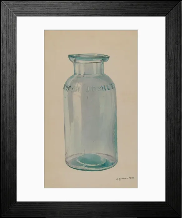 Framed Print : Fruit Jar, c. 1938. Creator: J. Howard Iams Framed Print : Fruit Jar, c. 1938. Creator: J. Howard Iams