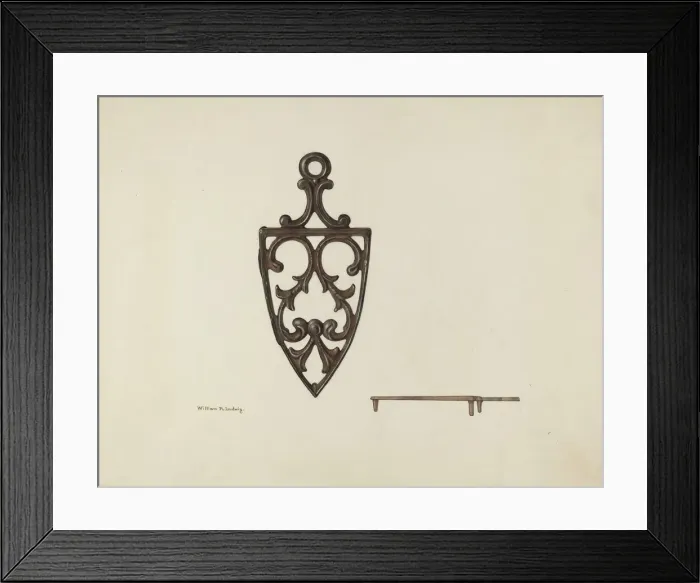 Framed Print : Trivet, c. 1939. Creator: William Ludwig Framed Print : Trivet, c. 1939. Creator: William Ludwig