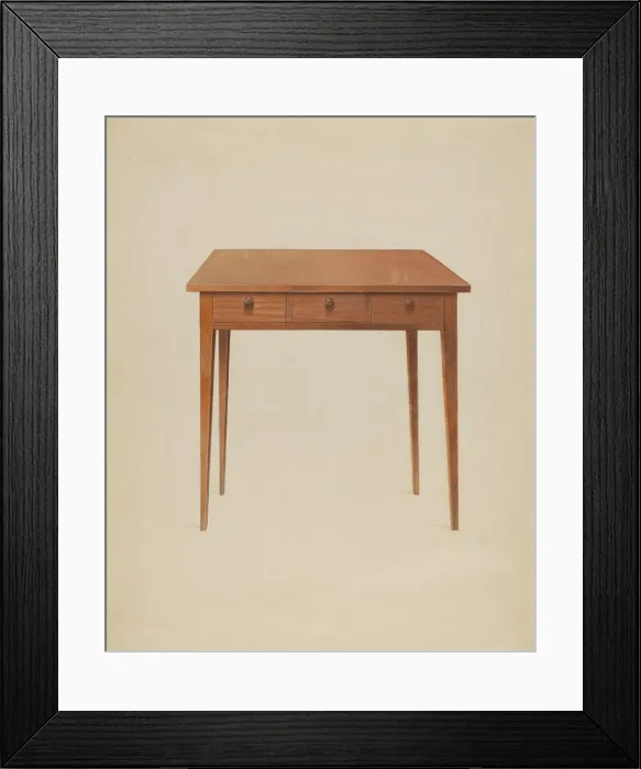 Framed Print : Table, c. 1938. Creator: John W Kelleher Framed Print : Table, c. 1938. Creator: John W Kelleher