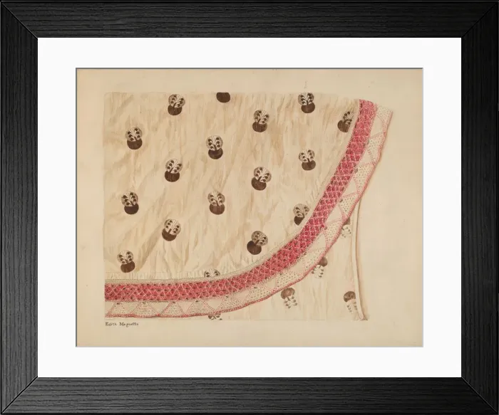 Framed Print : Apron, c. 1939. Creator: Edith Magnette Framed Print : Apron, c. 1939. Creator: Edith Magnette