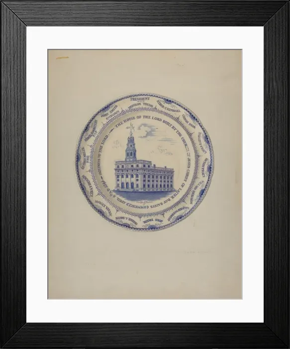 Framed Print : Plate, c. 1938. Creator: John Koehl Framed Print : Plate, c. 1938. Creator: John Koehl