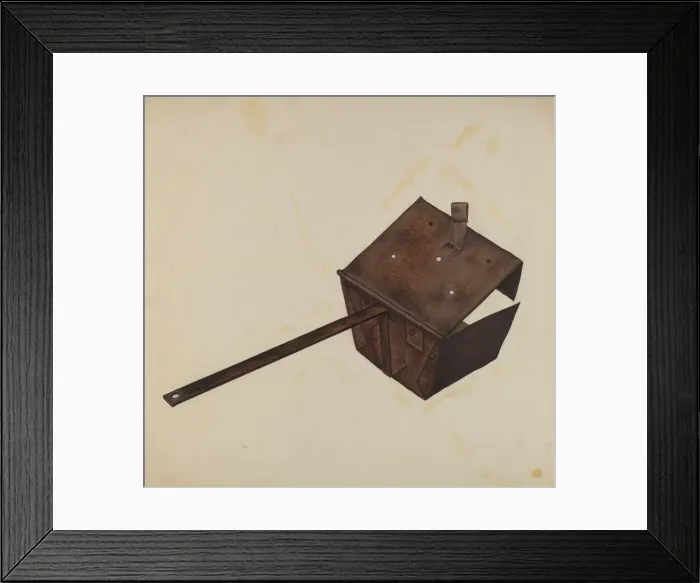 Framed Print : Hot Coal Carrier, c. 1939. Creator: Edith Miller Framed Print : Hot Coal Carrier, c. 1939. Creator: Edith Miller