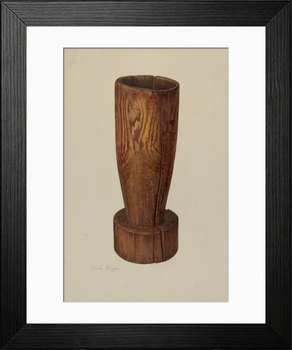 Framed Print : Mortar, c. 1940. Creator: Charles Garjian Framed Print : Mortar, c. 1940. Creator: Charles Garjian