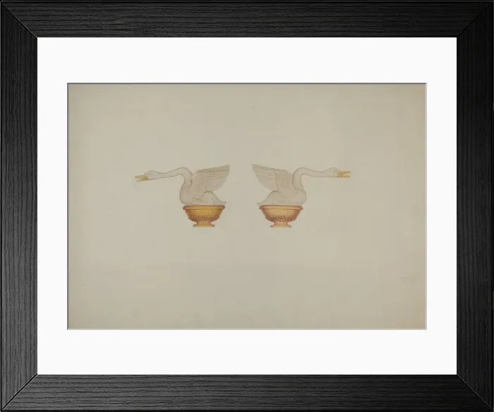 Framed Print : Architectural Carving, c. 1940. Creator: Helen E. Gilman Framed Print : Architectural Carving, c. 1940. Creator: Helen E. Gilman