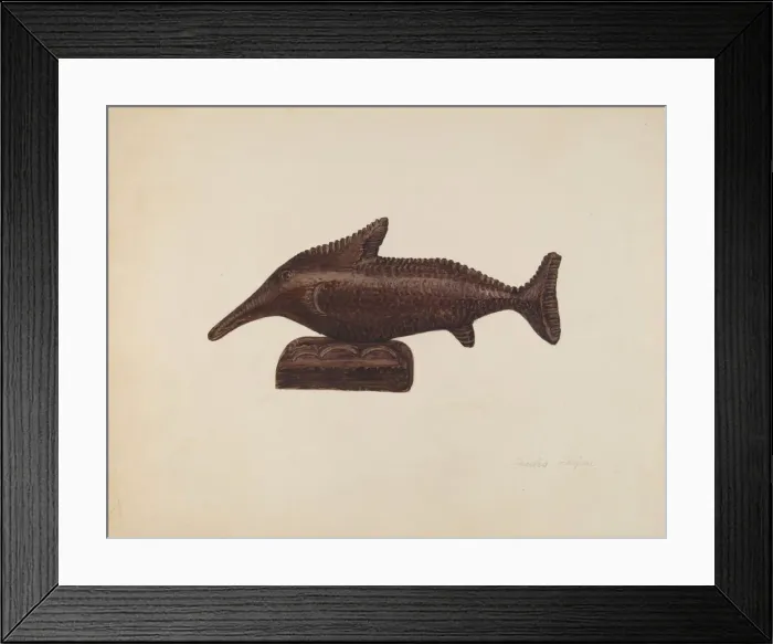 Framed Print : Toy Fish, c. 1940. Creator: Charles Garjian Framed Print : Toy Fish, c. 1940. Creator: Charles Garjian