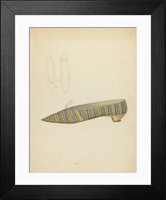 Framed Print : Slipper, c. 1940. Creator: Dorothy Gernon Framed Print : Slipper, c. 1940. Creator: Dorothy Gernon