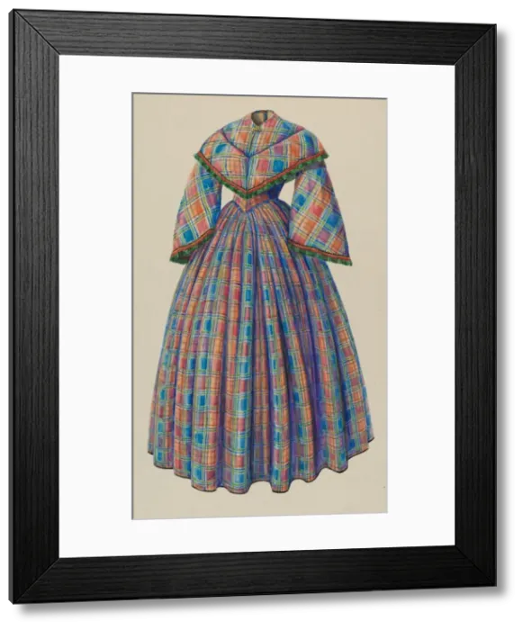Framed Print : Visiting Gown, c. 1938. Creator: Hans Mangelsdorf Framed Print : Visiting Gown, c. 1938. Creator: Hans Mangelsdorf