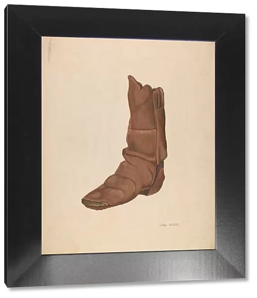 Childs Boot, c. 1940. Creator: LeRoy Griffith