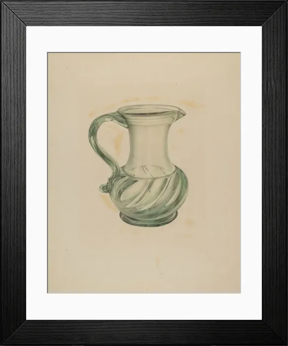 Framed Print : Pitcher, c. 1938. Creator: Marie Mitchell Framed Print : Pitcher, c. 1938. Creator: Marie Mitchell