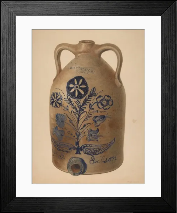 Framed Print : Water or Cider Jug, c. 1939. Creator: Nicholas Amantea Framed Print : Water or Cider Jug, c. 1939. Creator: Nicholas Amantea