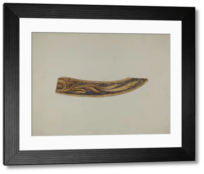 Framed Print : Stern Piece, c. 1939. Creator: Harriette Gale Framed Print : Stern Piece, c. 1939. Creator: Harriette Gale