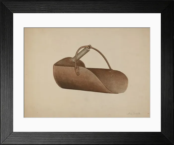Framed Print : Grain Scoop, c. 1939. Creator: LeRoy Griffith Framed Print : Grain Scoop, c. 1939. Creator: LeRoy Griffith