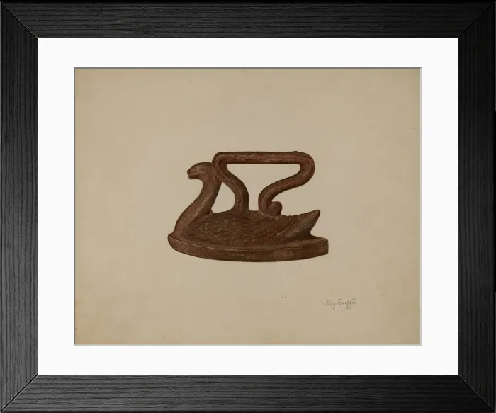 Framed Print : Toy Iron, c. 1939. Creator: LeRoy Griffith Framed Print : Toy Iron, c. 1939. Creator: LeRoy Griffith