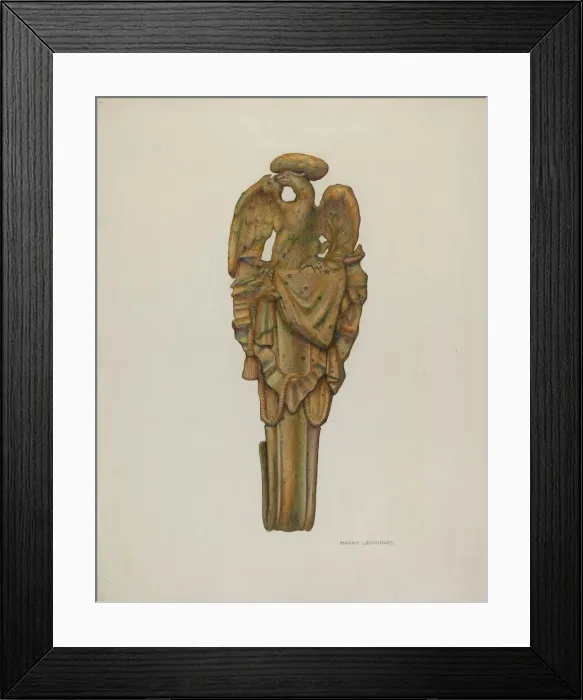 Framed Print : Tie-back, c. 1939. Creator: Harry Jennings Framed Print : Tie-back, c. 1939. Creator: Harry Jennings