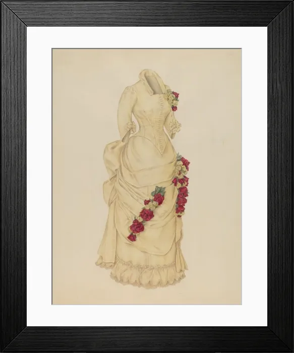 Framed Print : Dress, c. 1939. Creator: Melita Hofmann Framed Print : Dress, c. 1939. Creator: Melita Hofmann