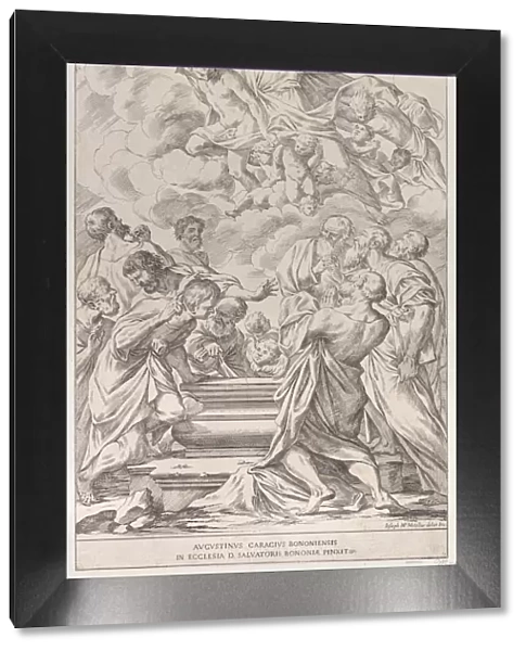 Plate 2: the Assumption of the Virgin, 1678. Creator: Giuseppe Maria Mitelli