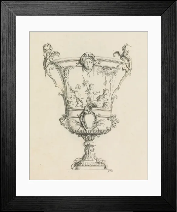 Framed Print : Nouveau Livre de Vases, 1716 or after. 1716 or after. Creator: Jean Bernard Toro Framed Print : Nouveau Livre de Vases, 1716 or after. 1716 or after. Creator: Jean Bernard Toro
