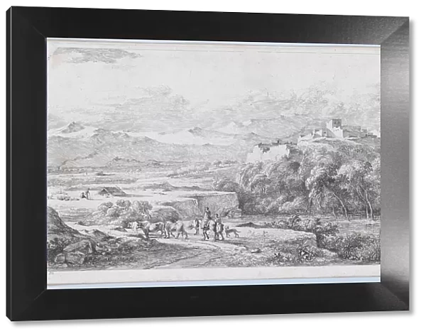 Landscape after Van der Cabel, ca. 1773. Creator: Jean-Jacques de Boissieu