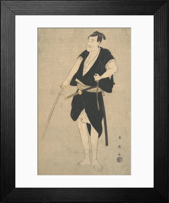 Framed Print : An Actor as Sadakuro in the Forty-seven Ronins, late 18th-early 19th century Framed Print : An Actor as Sadakuro in the Forty-seven Ronins, late 18th-early 19th century