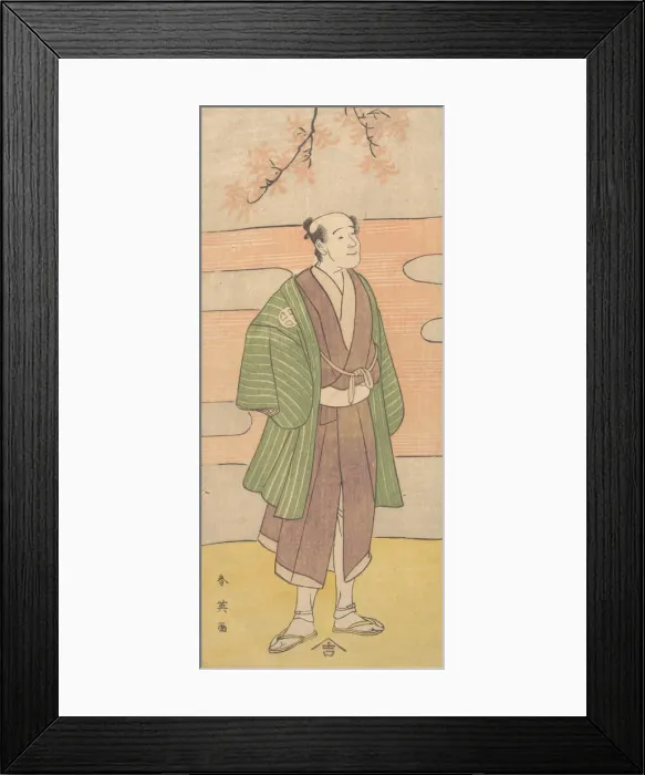 Framed Print : The Actor Otani Oniji III, 1762-1819. Creator: Katsukawa Shun ei Framed Print : The Actor Otani Oniji III, 1762-1819. Creator: Katsukawa Shun ei