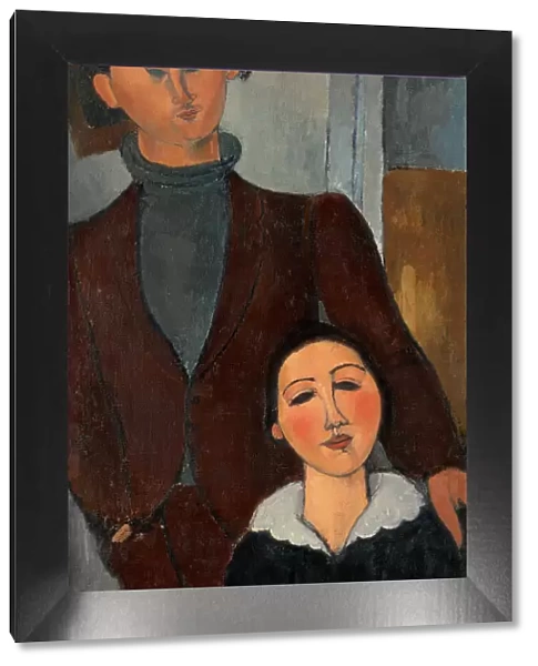 Jacques and Berthe Lipchitz, 1916. Creator: Amadeo Modigliani