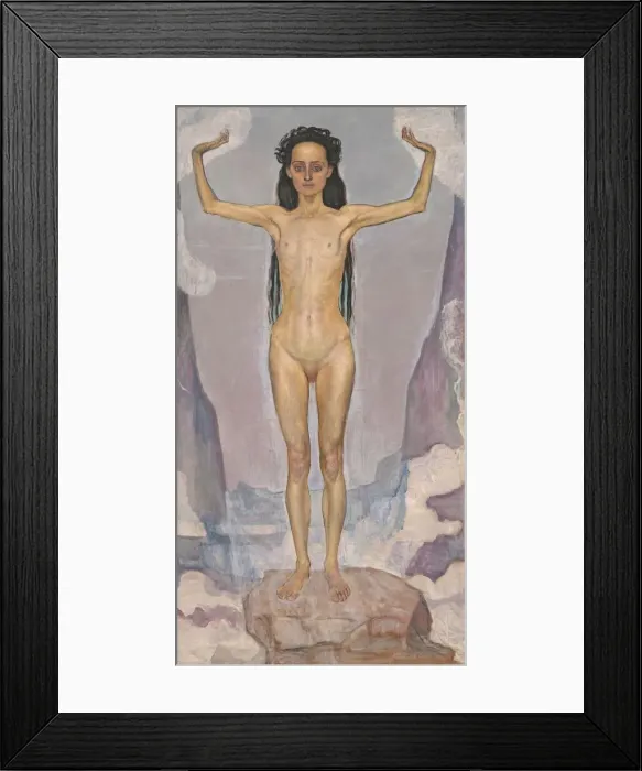 Framed Print : Day (Truth), 1896 / 98. Creator: Ferdinand Hodler Framed Print : Day (Truth), 1896 / 98. Creator: Ferdinand Hodler