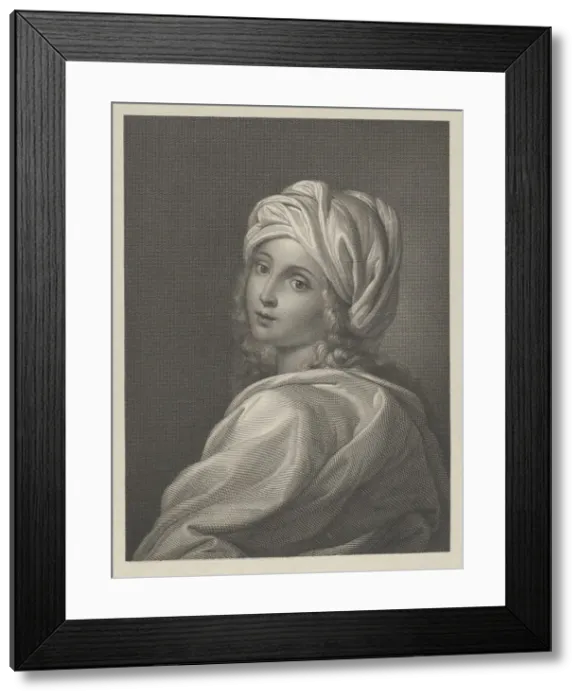 Framed Print : Portrait of Beatrice Cenci... 1800-1835. Creator: Giovita Garavaglia Framed Print : Portrait of Beatrice Cenci... 1800-1835. Creator: Giovita Garavaglia