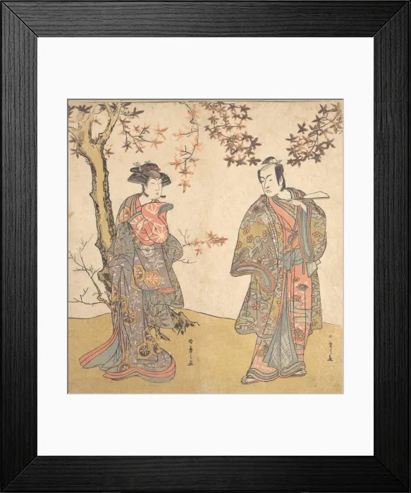 Framed Print : The Second Ichikawa Monnosuke as an Unarmed Man, probably 1778. Creator: Shunsho Framed Print : The Second Ichikawa Monnosuke as an Unarmed Man, probably 1778. Creator: Shunsho