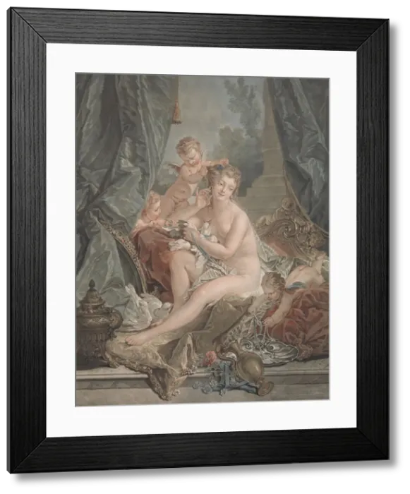 Framed Print : The Toilet of Venus, 1783. Creator: Jean Francois Janinet Framed Print : The Toilet of Venus, 1783. Creator: Jean Francois Janinet
