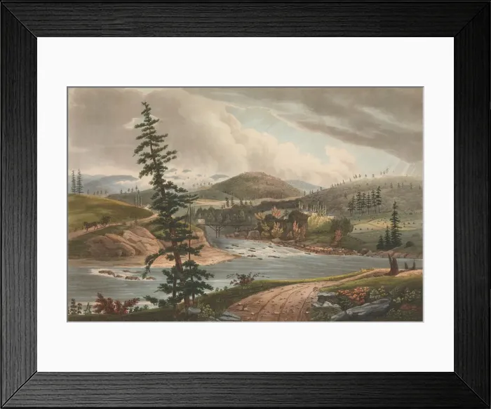Framed Print : Junction of the Sacandaga and Hudson Rivers (No. 2 of The Hudson River Portfolio) Framed Print : Junction of the Sacandaga and Hudson Rivers (No. 2 of The Hudson River Portfolio)