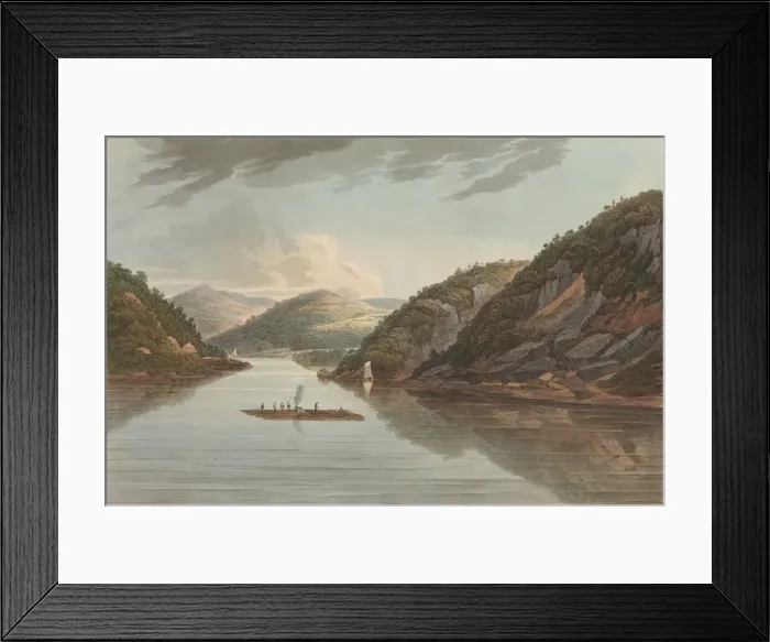 Framed Print : View Near Fort Montgomery (No. 22 (later changed to No. 18) of The Hudson River Portfolio Framed Print : View Near Fort Montgomery (No. 22 (later changed to No. 18) of The Hudson River Portfolio