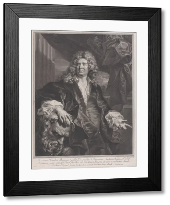 Framed Print : Martin Vanden Bogaert, called Desjardins, 1698. Creator: Gerard Edelinck Framed Print : Martin Vanden Bogaert, called Desjardins, 1698. Creator: Gerard Edelinck