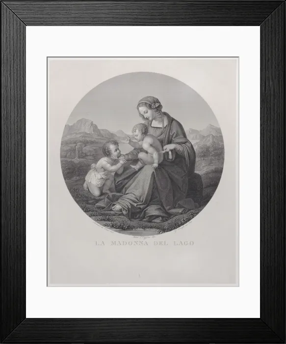 Framed Print : Virgin and Child with the infant Saint John the Baptist... 1825 Framed Print : Virgin and Child with the infant Saint John the Baptist... 1825